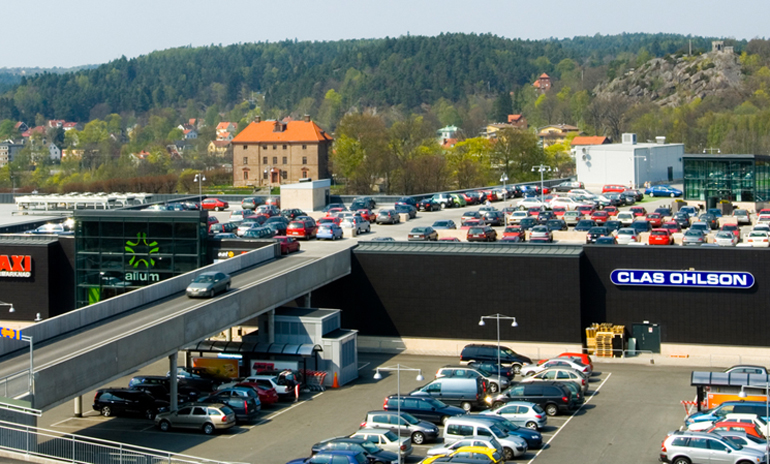 Ett levande köpcentrum mitt i centrum