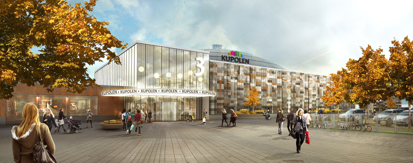 Kupolen köpcentrum, Borlänge - Projektfakta