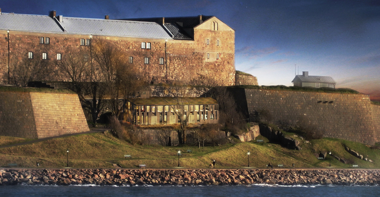 Restaurangen som ljuslykta mot havet