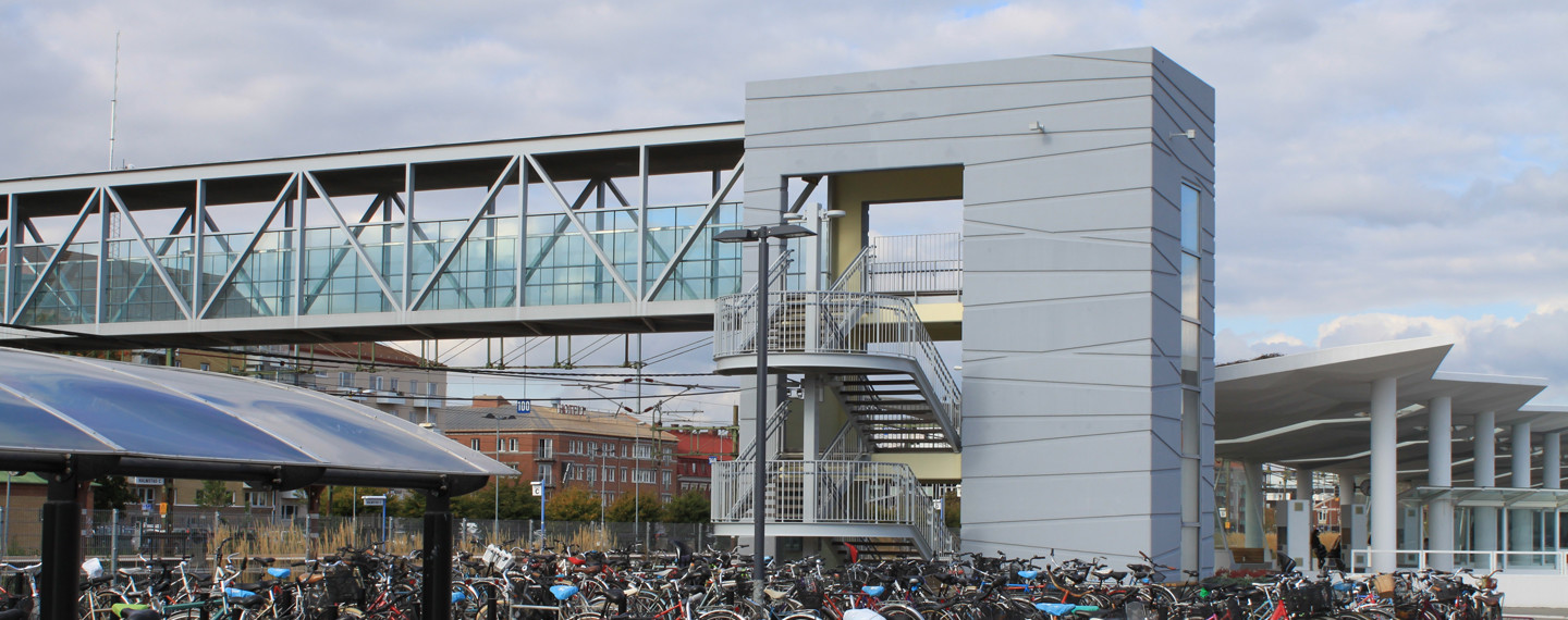 Gångbro Halmstad Resecentrum - Projektfakta