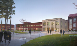 Byggstart för skolprojekt med återbruk